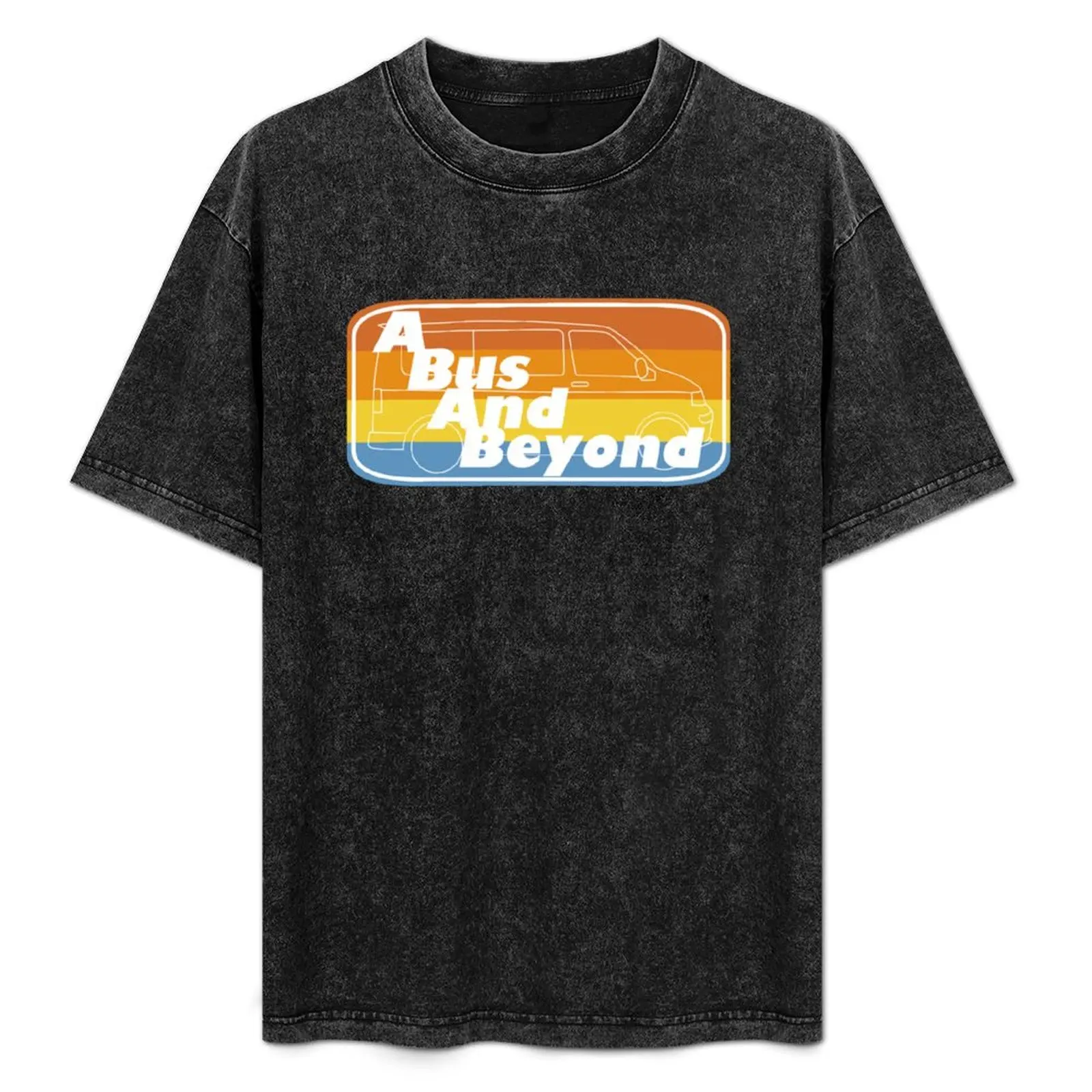 

A Bus And Beyond Logo T-Shirt customs design your own summer top Short sleeve tee summer shirt men workout shirt