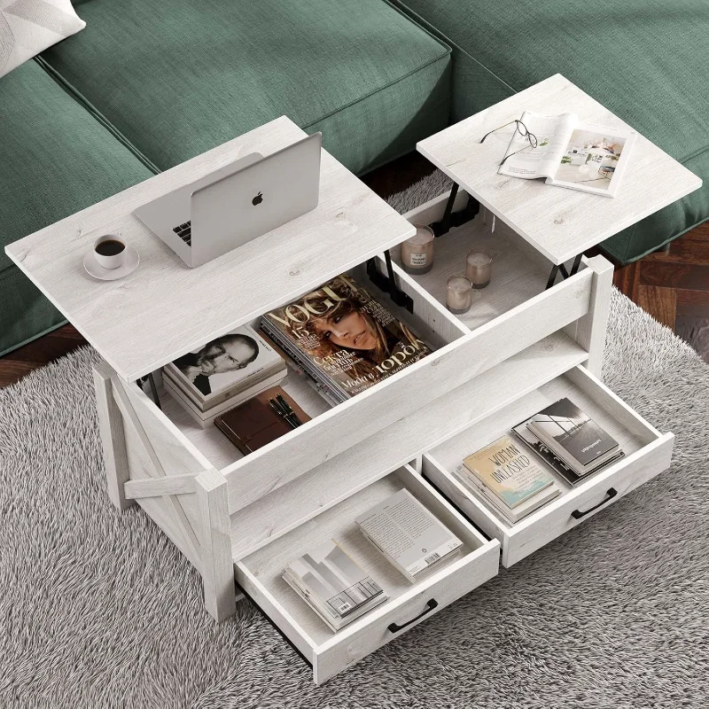 Panel furniture coffee table Lifting coffee table European and American foreign trade sources Advanced coffee table