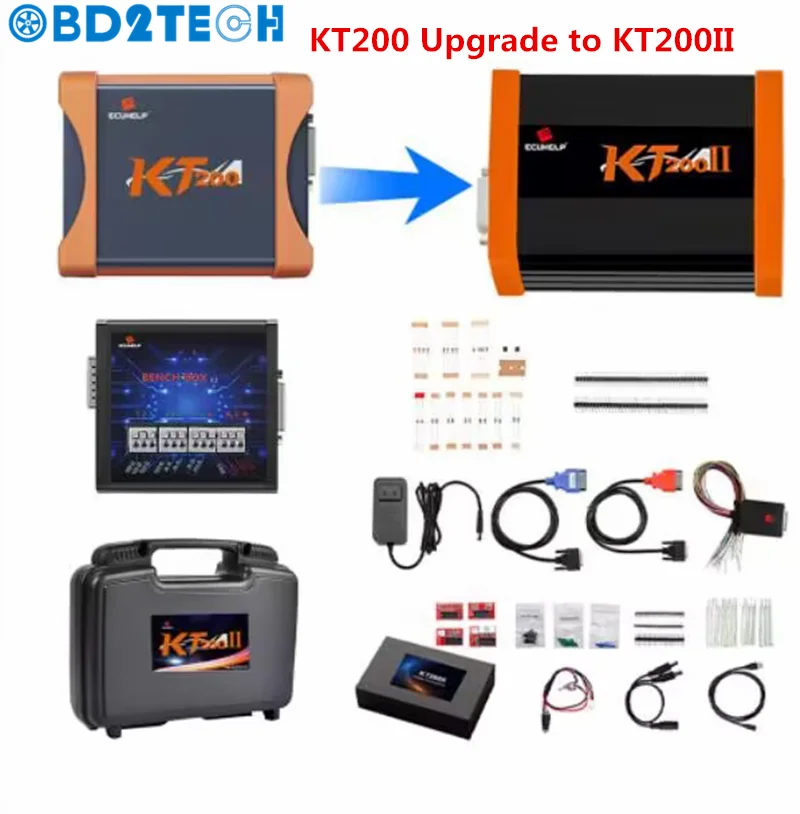 2024 New KT200 Upgrade to KT200II Full Version Master For Car Truck Motorbike Tractor TCU ECU Programmer Support Bench OBD2 BDM