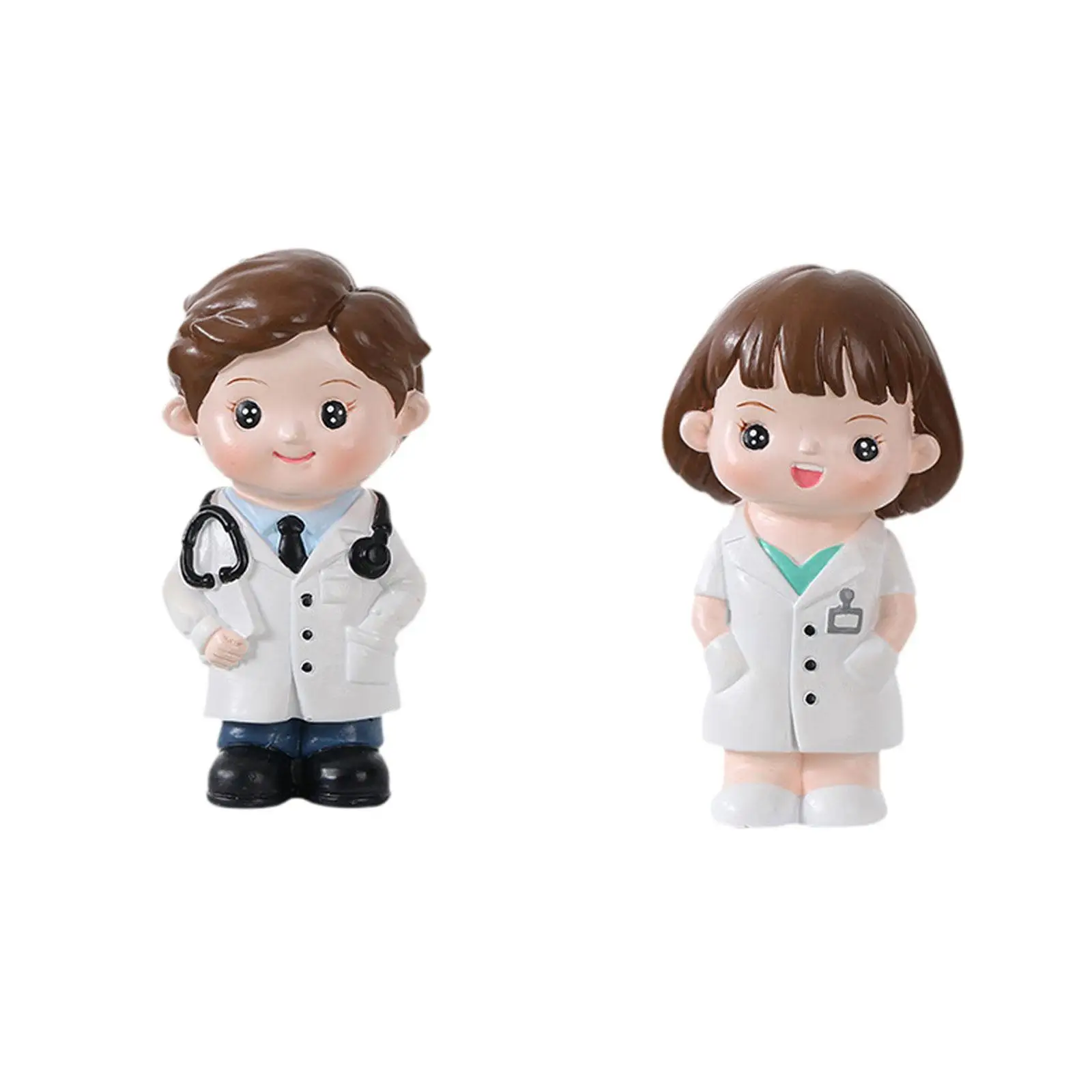 Cake Topper Nurses Week Gift Keepsake Doctor Statue for Engagement Home Desk