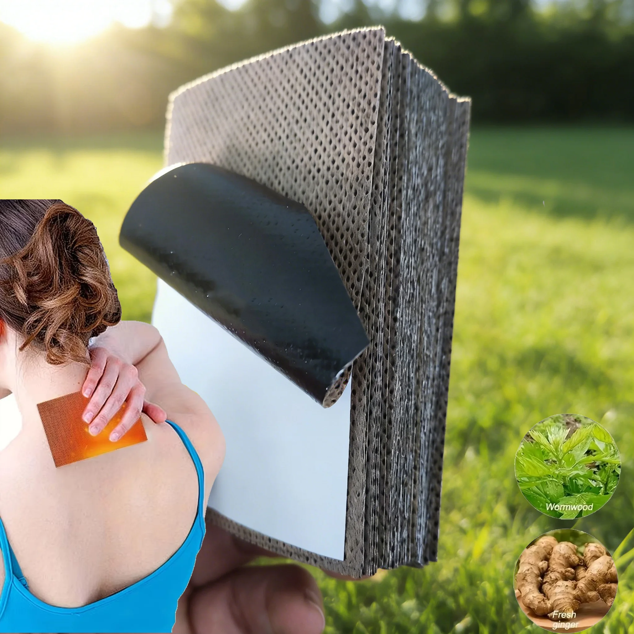 Parche térmico de 50/100 piezas, adecuado para cuello, hombros, espalda, rodillas, abdomen, portátil