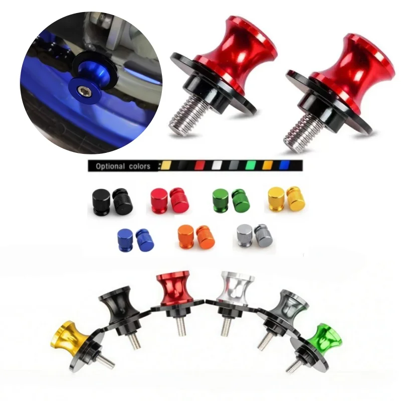 M8 For Suzuki GSX1300R GSX 1300 R Hayabusa 1999-2025 Motorcycle Accessories Swingarm Spools Slider Stand Screws Tire Valve Caps