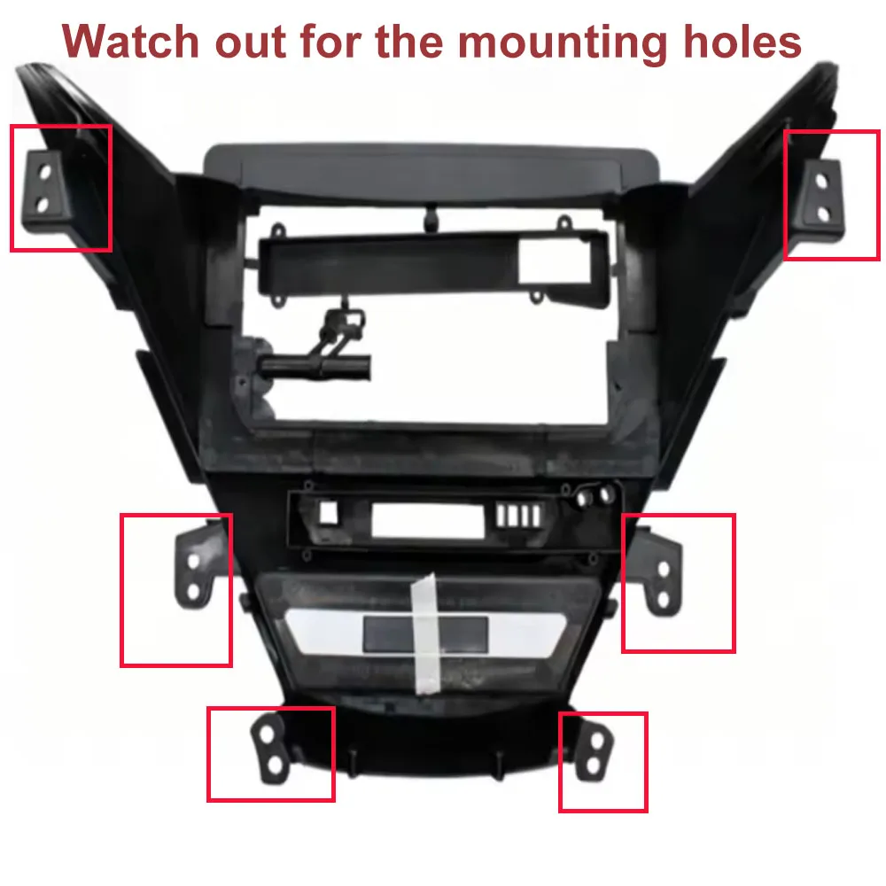 Für Hyundai Elantra Avante 2010 10 Zoll Auto-Rahmenblende Adapter Android Radio Armaturenbrett Einbausatz – Detail 3
