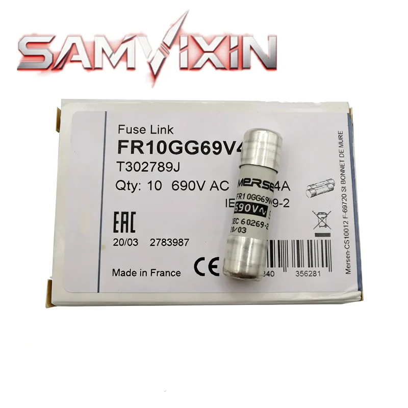 FR10GG69V10 FR10GG69V12 FR10GG69V15 FR10GG69V16 FR10GG69V20 FR10GG69V25 FR10GG69V30 (2-10pieces) 690V gG Fuse ,Original In Stock