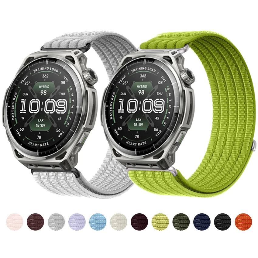 22mm 20mm Watch Strap for Huami Amazfit Active 3 2 Max/Bip Max 6 5/Balance 3 2 Nylon Bracelet for GTS 4 2 mini 3/GTR 4 3 2 Band
