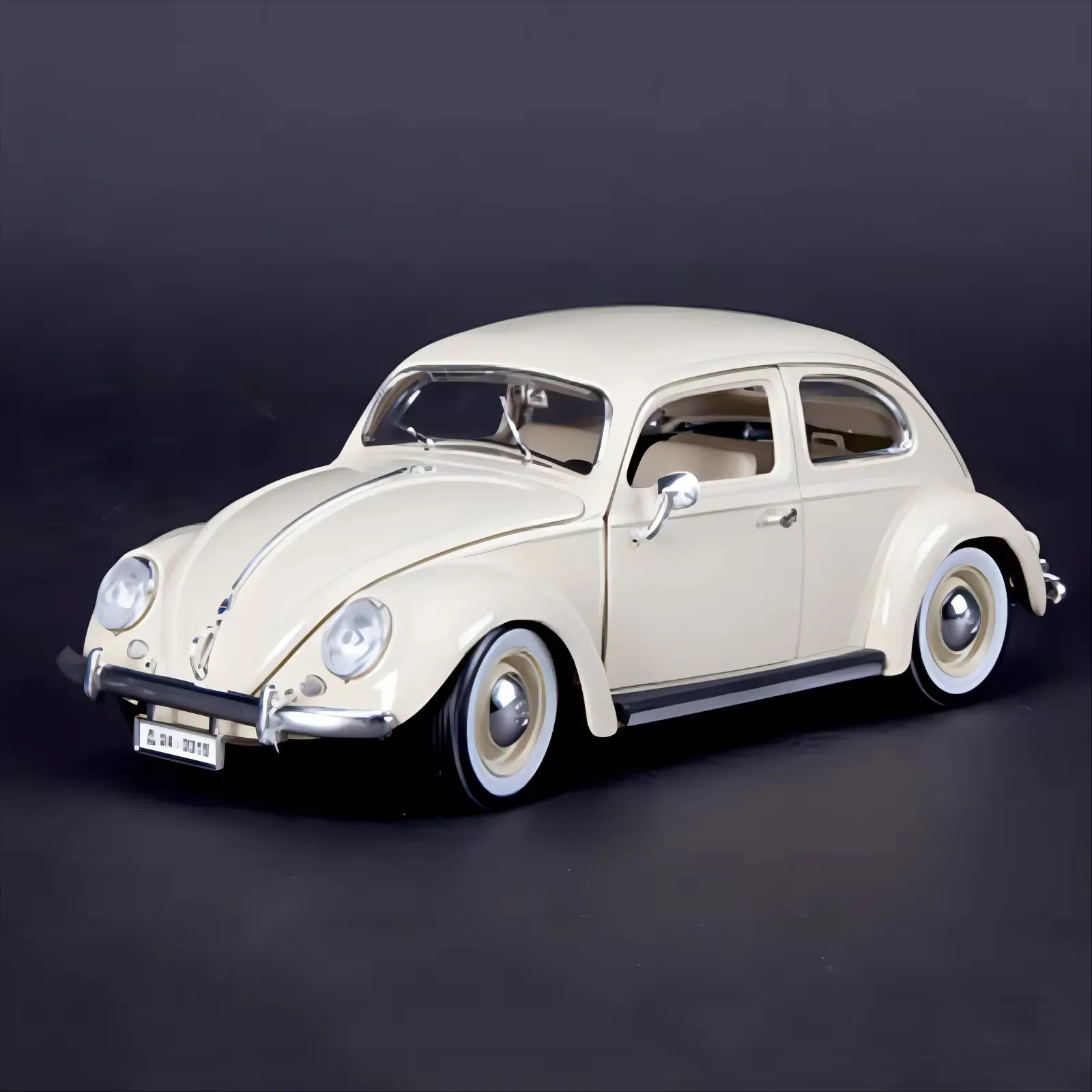 In Stock Bburago 1:18 1955 Volkswagen Kafer-Beetle Alloy Miniature Diecast Model Volkswagen Beetle Vehicle Toys Christmas Gift