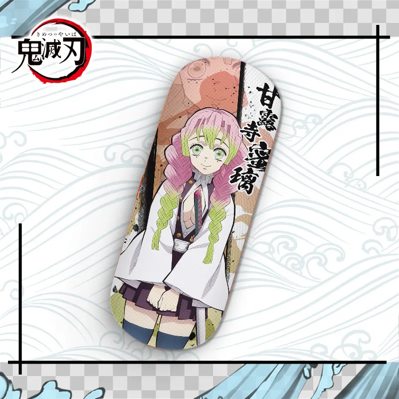 

New Hot Anime Demon Slayer Handsome Cartoon Patterned Glasses Case PU Leather Storage Box Anime Merchandise Small Gift