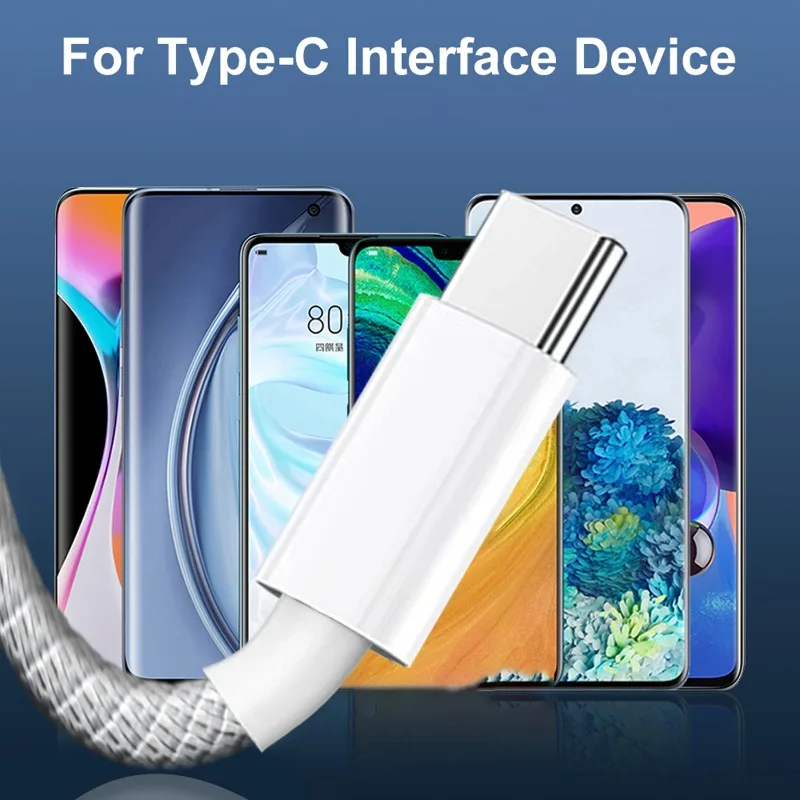 6A 120W Type C Phone Charging Cables Fast Charger USB A To Type C Nylon Braided Cord for Apple IPhone 16 15 Pro Max/16 15 Plus