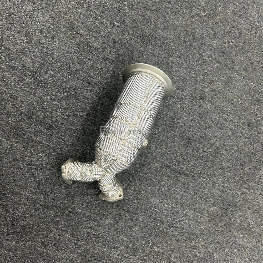 ACE Hochleistungs-Edelstahl-Downpipe mit Wärmeisolierung und 3-Wege-Katalysator für den neuen Audi SQ5 3.0T National V – Detail 5