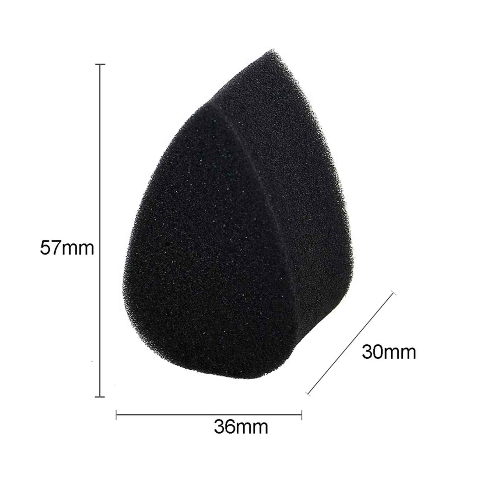 ฟองน้ำ Cat wajah Cat wajah ฟองน้ำดำความหนาแน่นสูงสำหรับงานศิลปะและสีทาตัว (20กลีบ + 20ดวงจันทร์ครึ่ง)