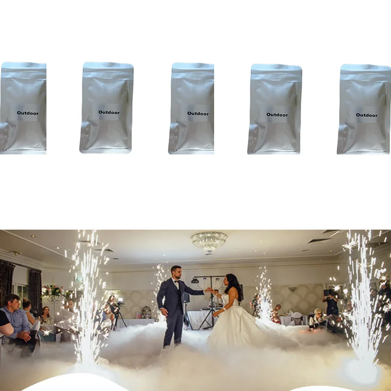 

5 bags/Lot Ti Powder Cold Spark Stage Machine Effects Sparkular Consumables 200g/Bag Dj Bar Wedding Party Disco Indoor Outdoor