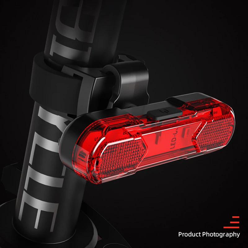 Bicycle Light Bicycle Tail Light USB Rechargeable Flashlight Front Light Rear Light Lantern Rear Light Bike High Visibility