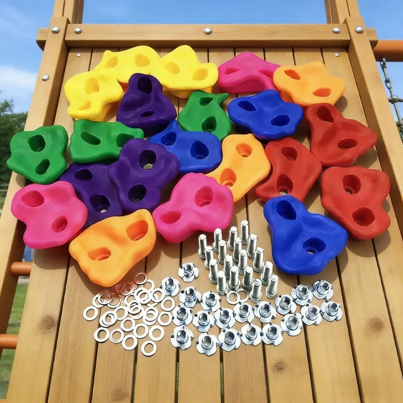 Mounting Fastener Tools 20Pcs Screw Wrench Set Special Hardware Accessories For 10Pcs Climbing Rocks Wall Installation Work