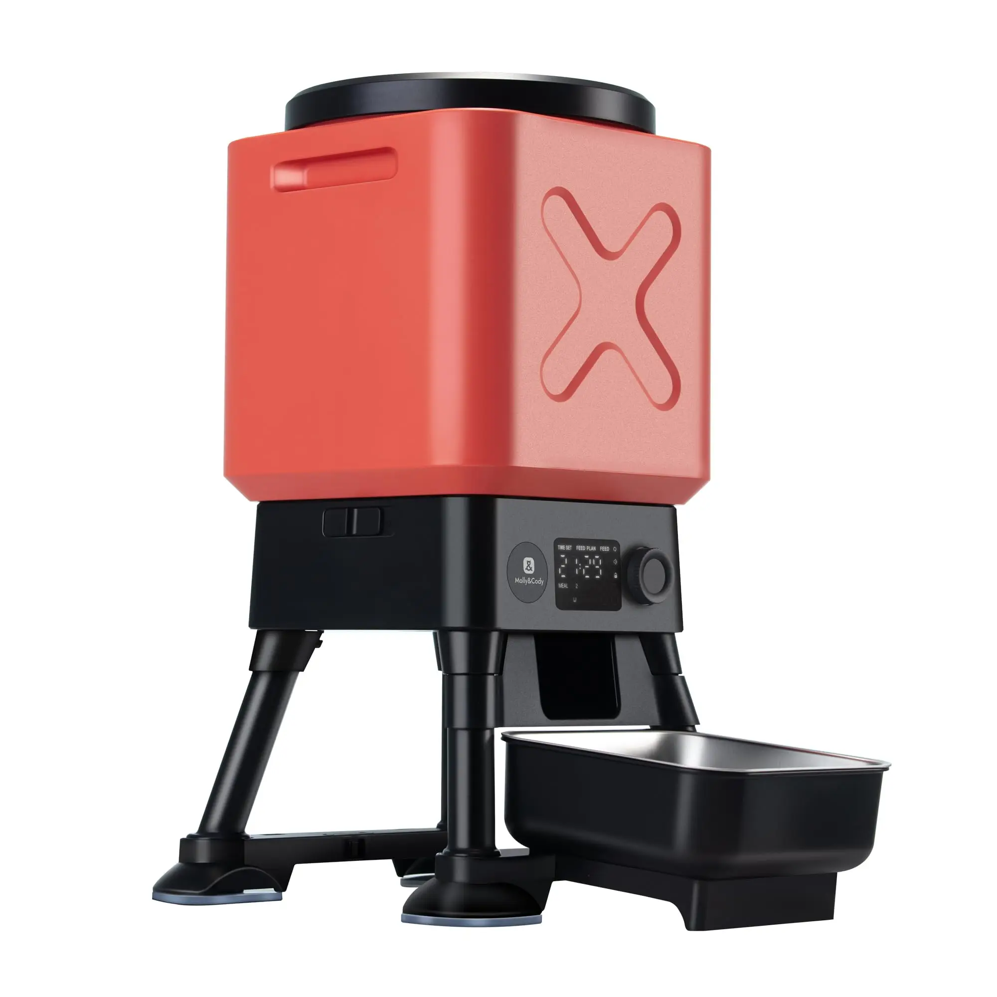 14L Automatic Dog Feeder for Large Breed – Extra Large Capacity, Anti-Blockage, Timed Auto Dog Food Dispenser, Dual Power Supply