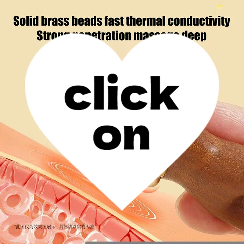 

Деревянный массажный инструмент для носа Гуаша, ручная расческа из латунных бусин, антистатическая для лица, носа, глаз, релаксация пятен, меридианы, акупунктурная точка