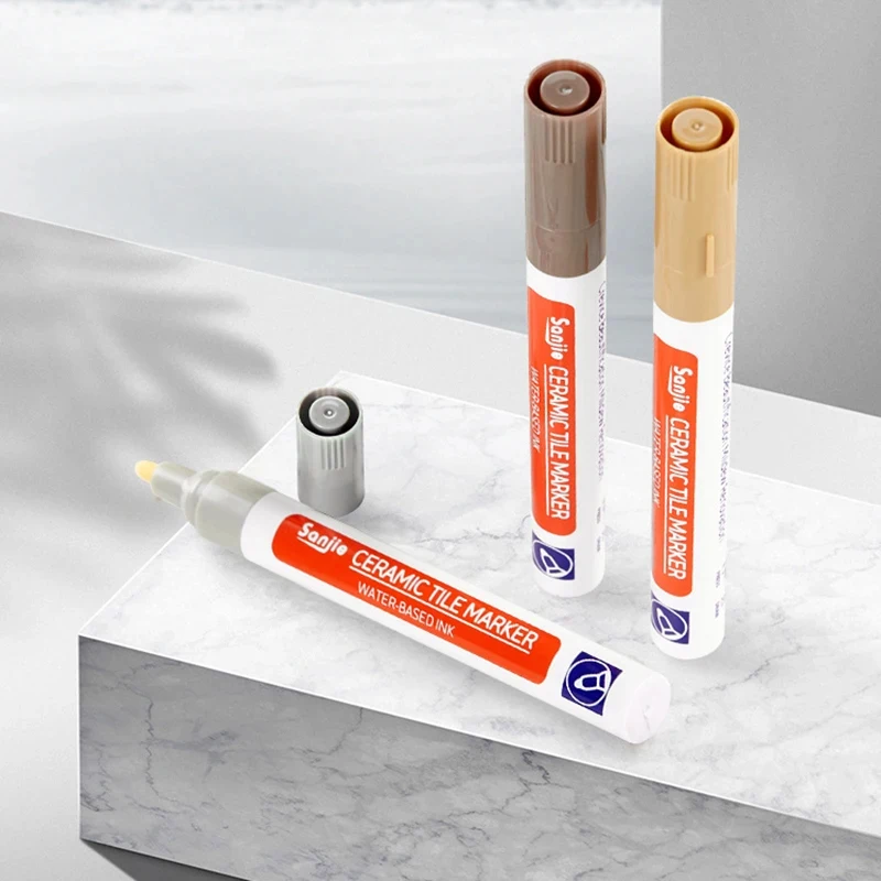 1/2/3pcs Tile Marker Waterproof Grout Pen Wall 10Colors Optional For Tiles Floor Bathroom Decontamination Seam Repair Pencil
