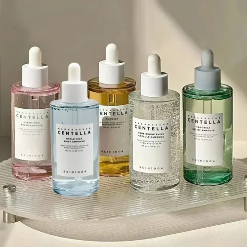 SKIN1004 Cuidado de la piel Angel Spring Centella Assay Esencia reparadora Esencia de ampolla blanca calmante e hidratante 100 ml