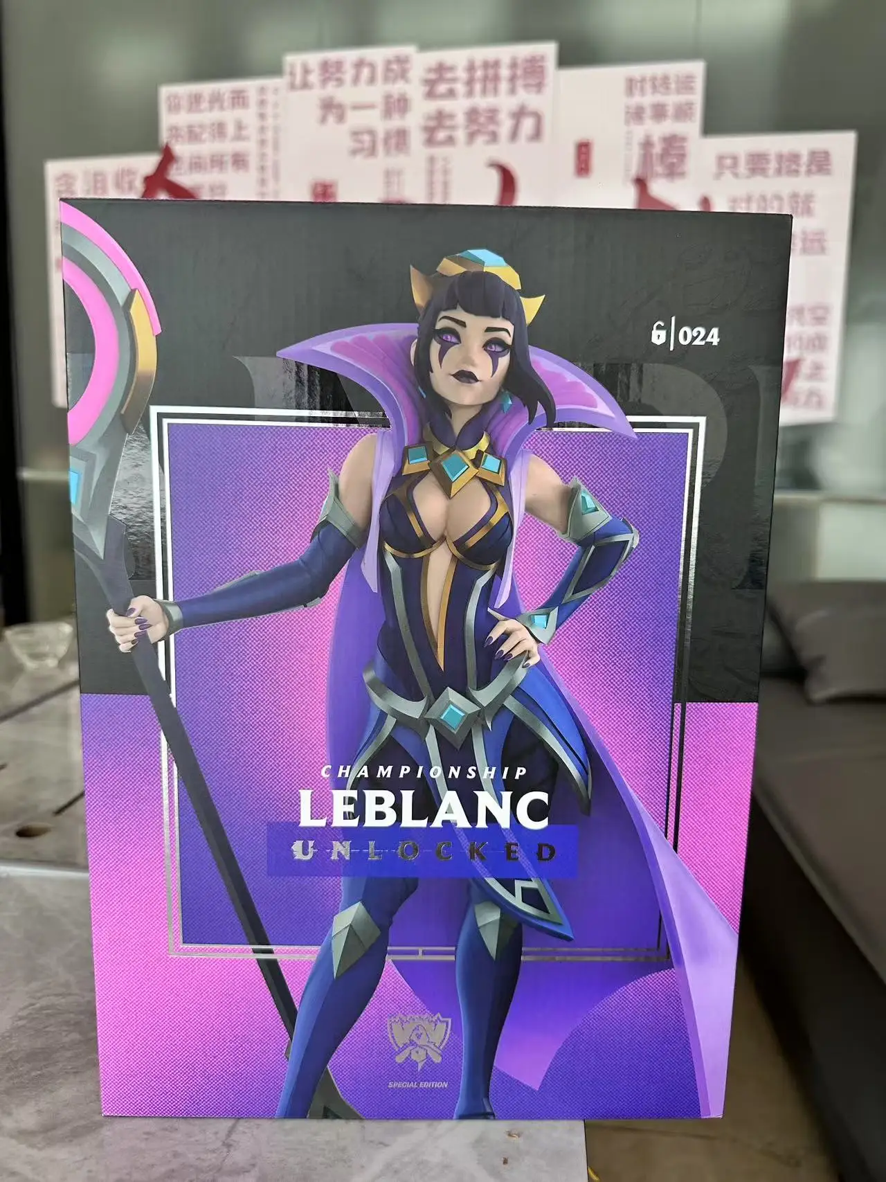 

In Stock League of Legends LOL Champion Rose Trickster Fairy LeBlanc S12 Limited Sculpture Figure Model Collection Toy Gift