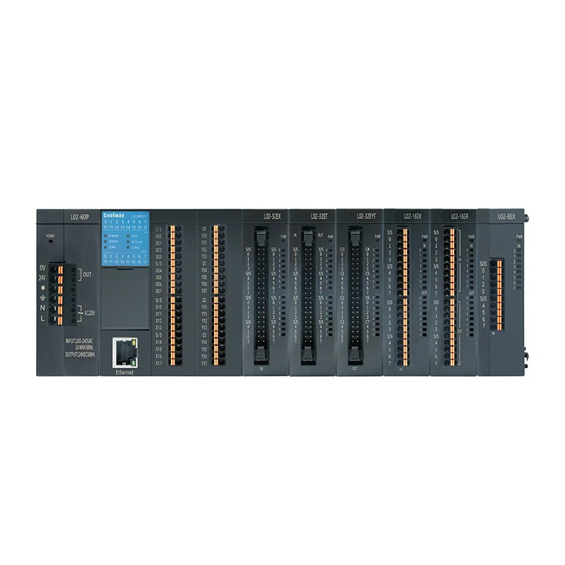 Coolmay programmable controller monitor L02 series PNP PlC modbus programmable logic controller for Industrial