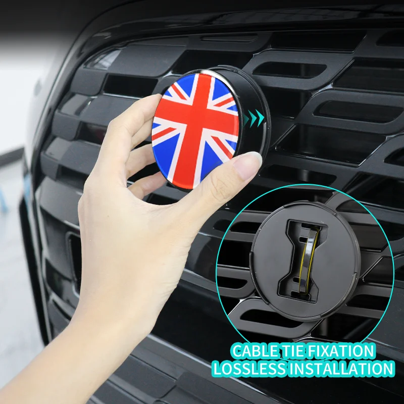 3D Acrylic Front Grill Emblem Badge For MINI Full Range Universal Car Logo Exterior Decoration Accessories Styling