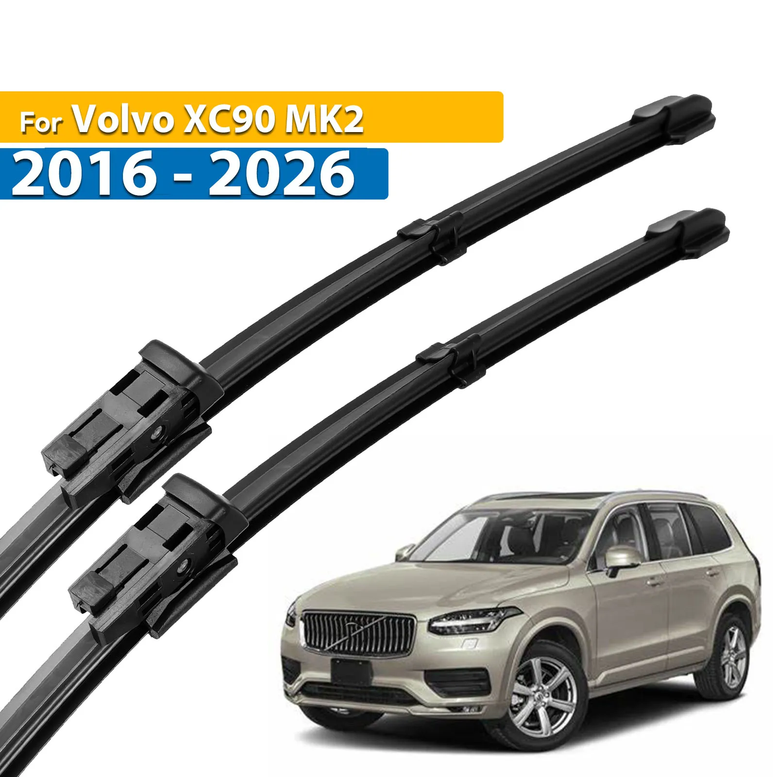 

Erick's Wiper LHD Front Wiper Blades For Volvo XC90 MK2 2016 - 2026 Windshield Windscreen Clean Window Car Rain Brushes 24"+20"