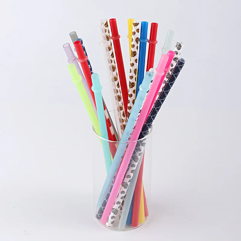 Palha bebendo reutilizável e criativo, anti-remoção, pp, multicolor, para bar, festa, casamento, acessórios de cozinha, 10pcs