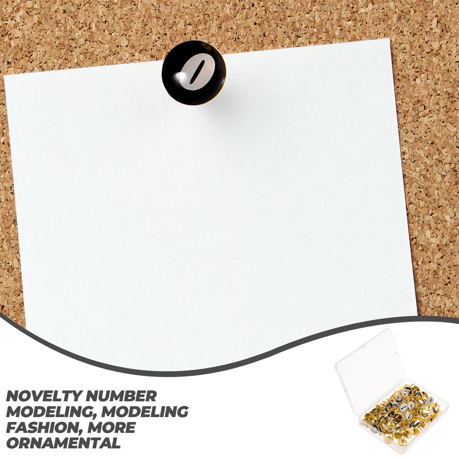 104 قطعة دبابيس الضغط الصغيرة الإبهام المسامير اللوازم المكتبية لوحة الإعلانات دفع دبوس متعدد علامة مسامير الإبهام الزخرفية