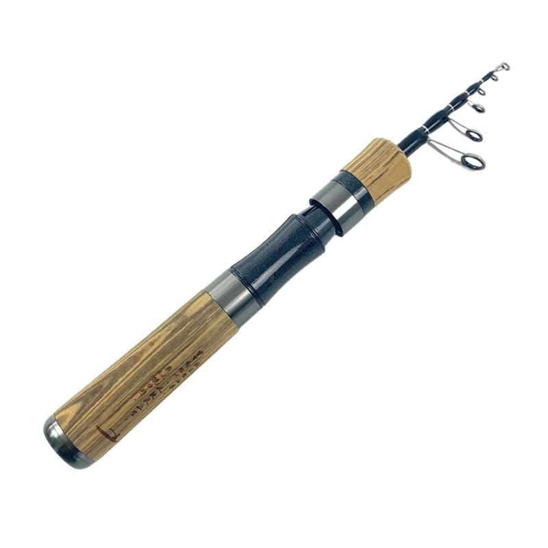 Telescopic Luya rod set ul micro-object horse mouth rod carbon portable ejection slip fishing rod