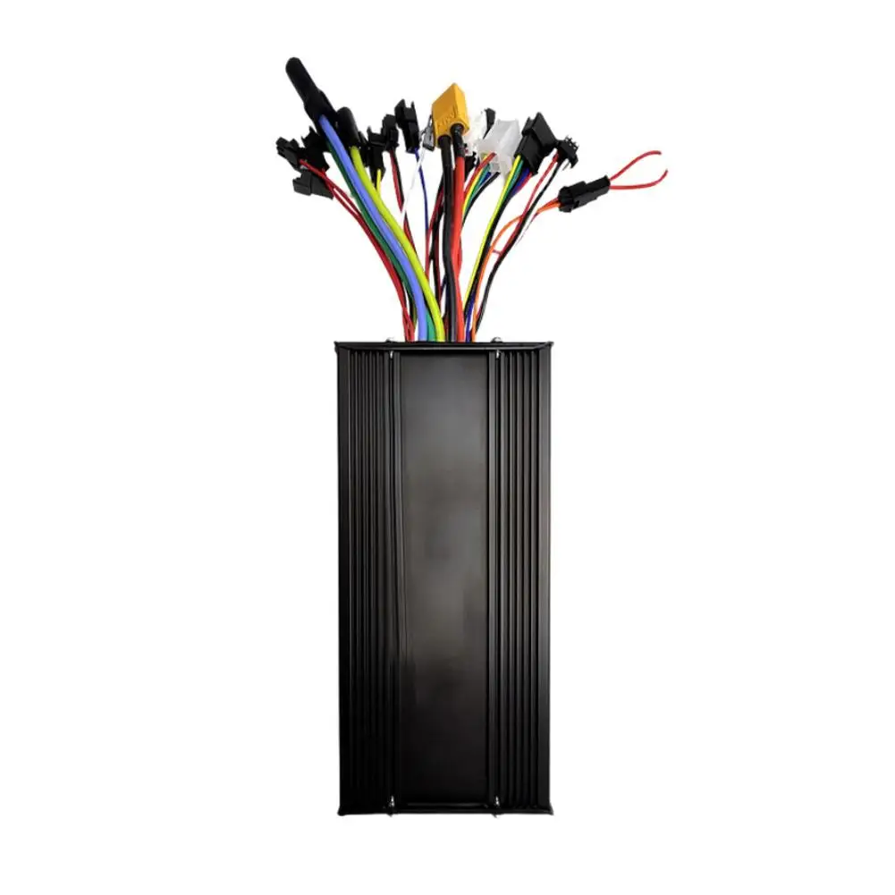 Brushless Motor E-bike Controller Black Aluminum Alloy Controller Shell Electric Bicycle Accessory Precision Wiring