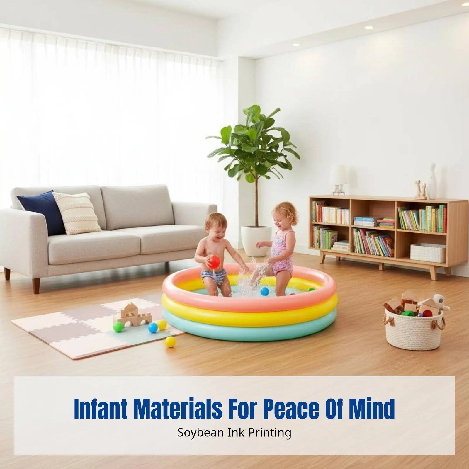 

Детский надувной бассейн для игр с шариками, бассейн для игр в воде в помещении, детский бассейн для плавания, с мягким амортизирующим дном, случайный дизайн