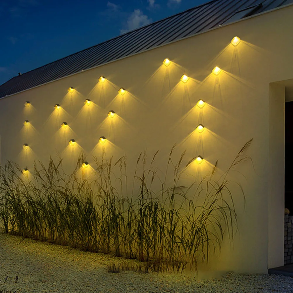 

Solar LED Outdoor Wall Light Garden Yard Lamp Waterproof Decorative Solar Powered Lamp Wall Light Path Lighting Device