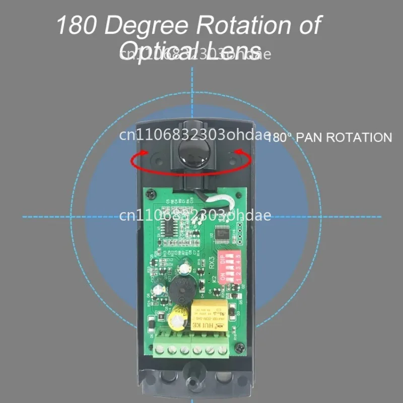 

Популярный хит продаж, объектив 15 м, может вращаться, датчик луча на 180 градусов, автоматический фотоэлемент для ворот, использование с двигателем ворот/гаражем