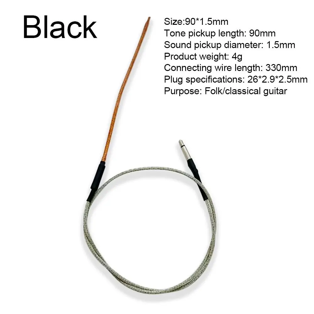 

Accessories Guitar Pickup Stick Soft Strip Folk Acoustic Parts Guitar Pickup Piezo Electric Film Sensor