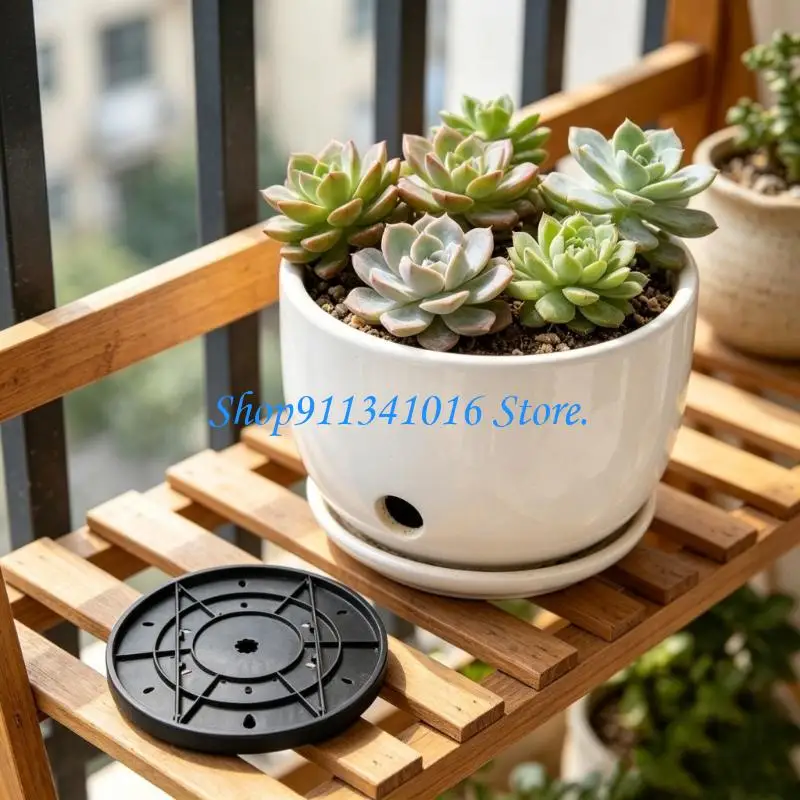 

Pack Of 4 Plastic Flower Pot Drainage Inserts For Healthy Plant Growth Gardening