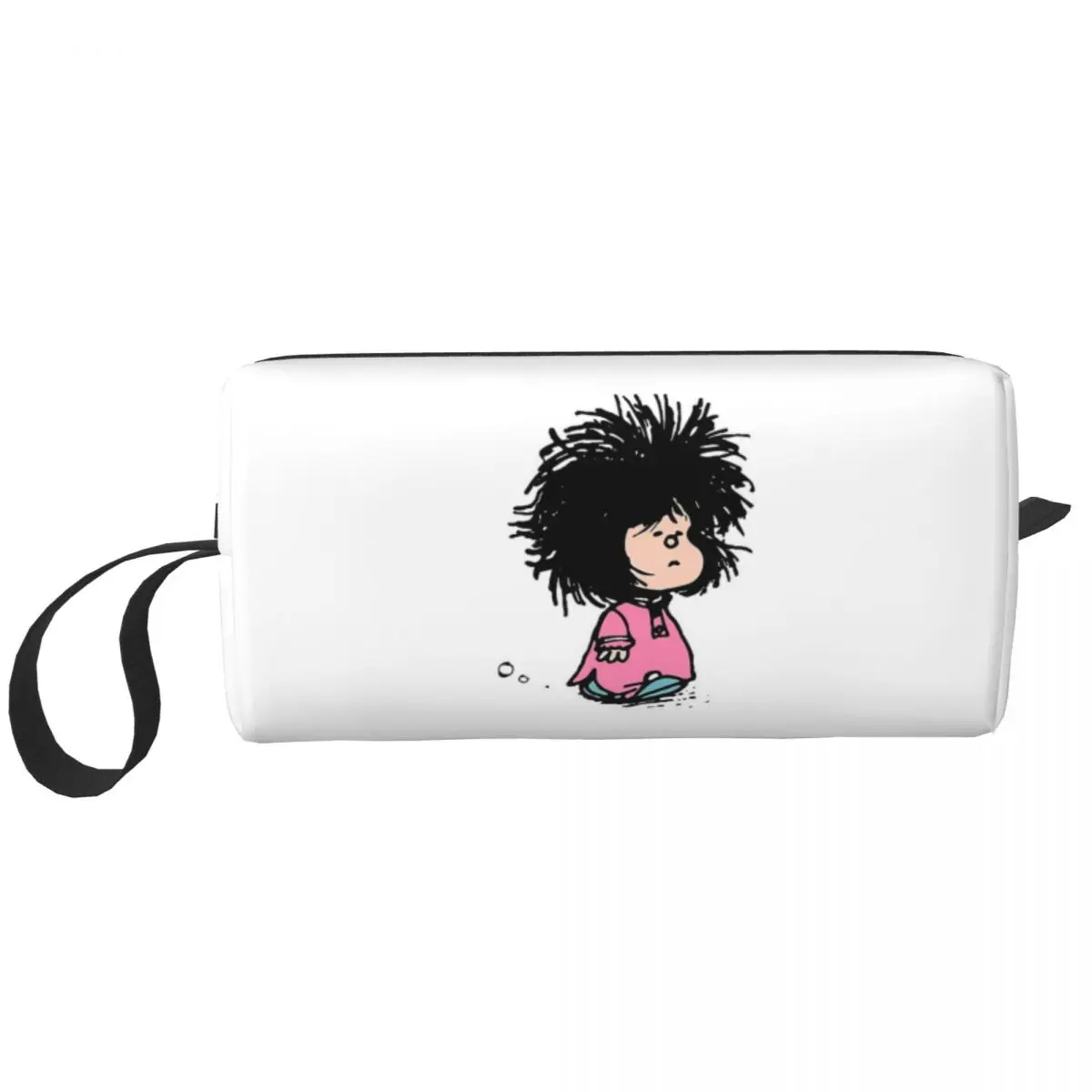 

Милая мультяшная косметичка Mafalda, дорожная Сумочка для туалетных принадлежностей, маленькая сумочка для хранения косметики для мужчин и женщин