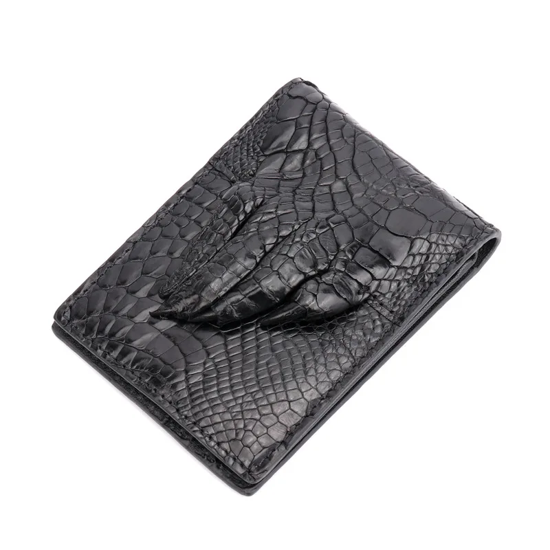 2023 New Luxury Crocodile Leather Men Card Holder Business Genuine Leather Driver's Licence Bag Multi-function Card Bag 45