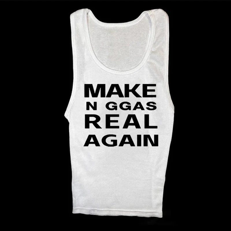 Gothic Hip Hop Sexy Women's Sleeveless Vest Harajuku Punk Letter Casual Crop Top Chic Y2K Retro Emo Girls Streetwear T Shirt