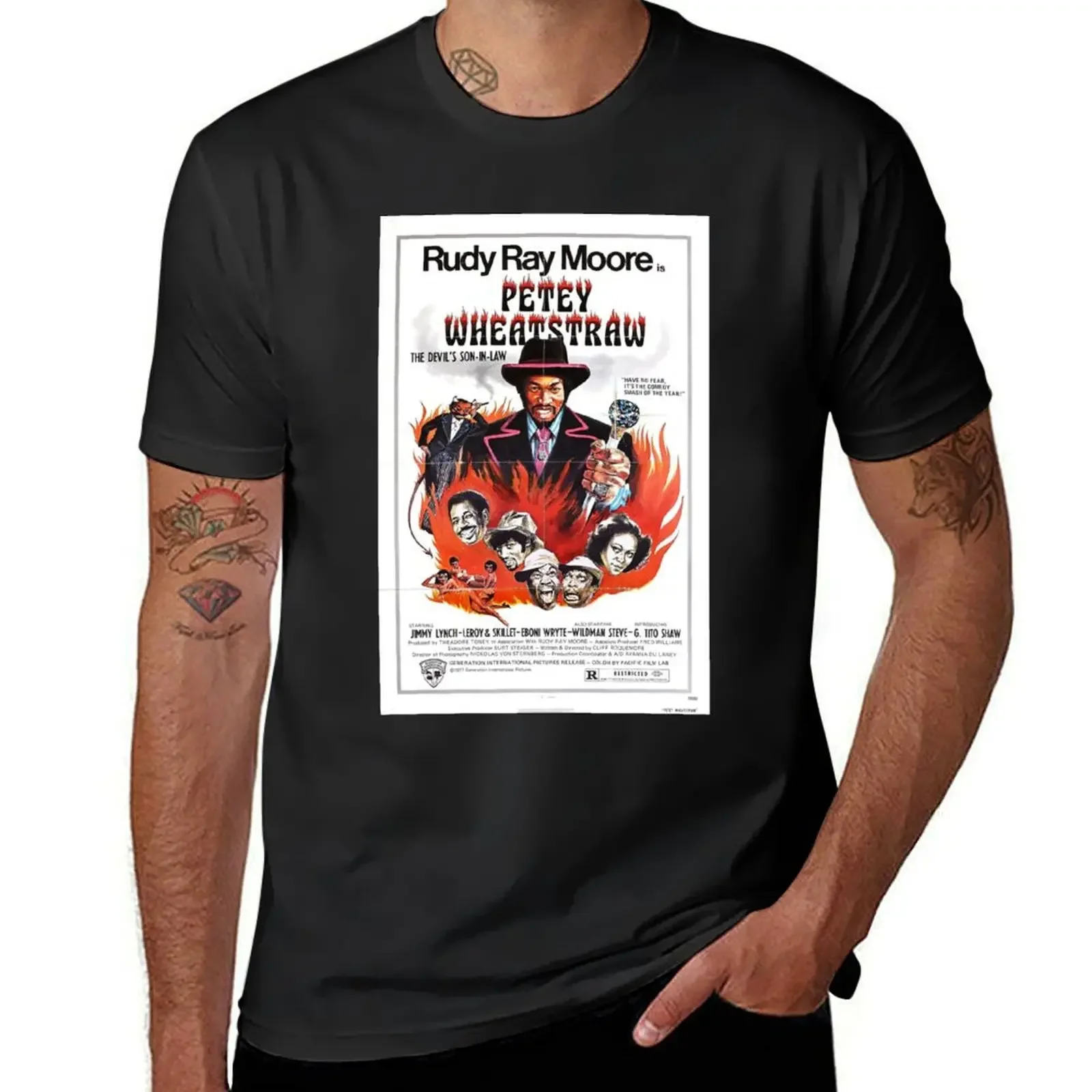 Petey Wheatstraw: The Devil's Son-in-Law T-Shirt anime tshirt designer shirts t shirt men 100℅ cotton