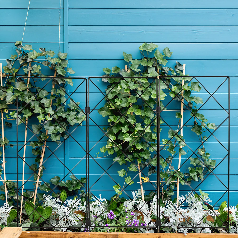 

5pcs Garden Trellis For Climbing Plants Sturdy Plant Support Rack Vine Climbing Frame Potted Plant Trellis Outdoor Gardening