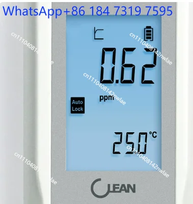 10.00mg/L Portable Dissolved Ozone O3 Meter Tester Resolution 0.01mg/L ±1% F.S. Waterproof grade IP67