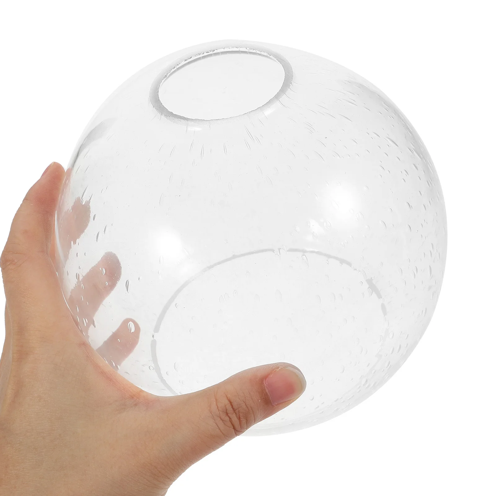 

Replacement Clear Globe Glass Lampshade Single Mouth Shell for Ceiling Pendant Table Lamp Bubble Glass Light Fixture Cover