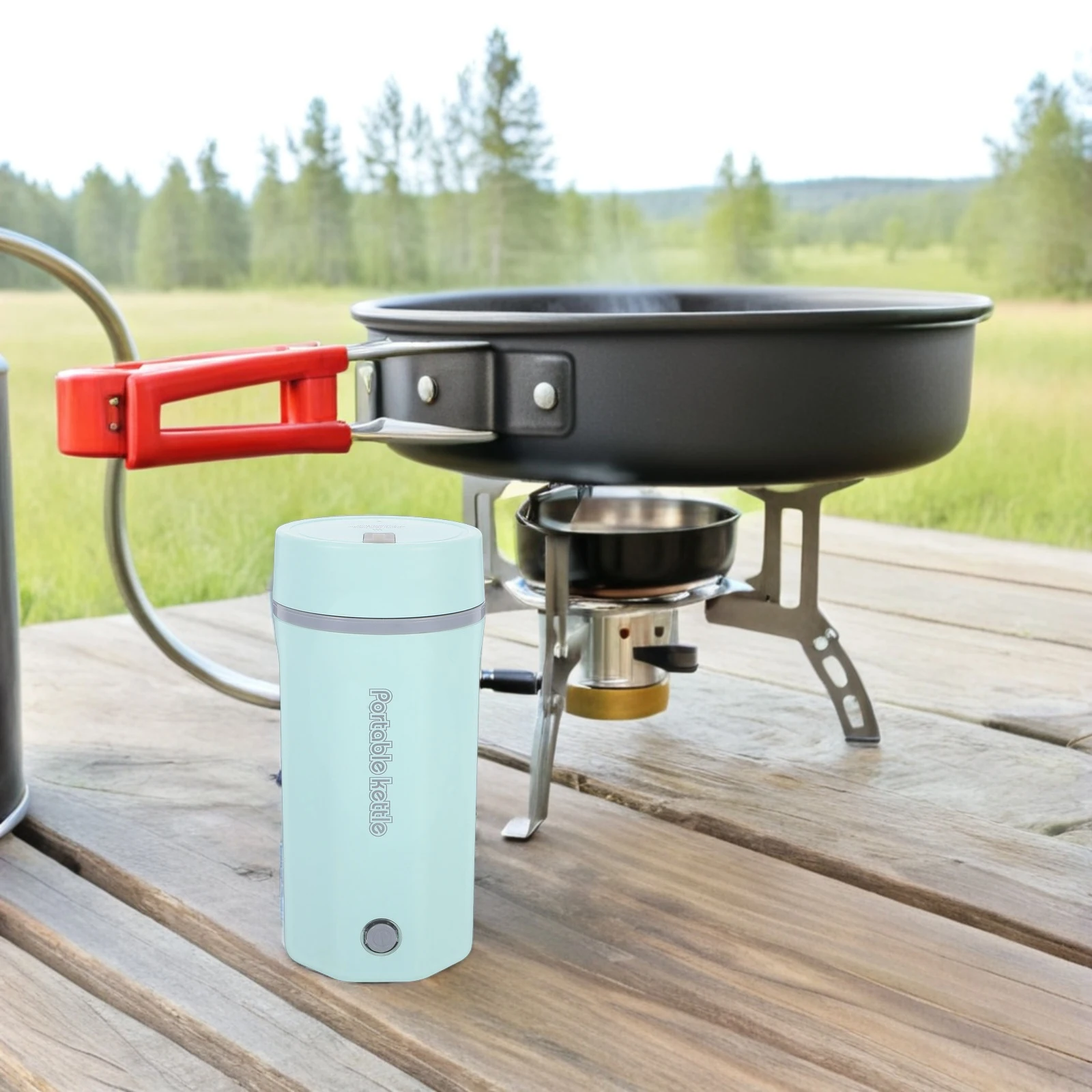 

Portable Electric Travel Kettle 500Ml Mini Stainless Steel Fast Boiling Hot Water Bottle Auto Shut Off For Office Camping Tea