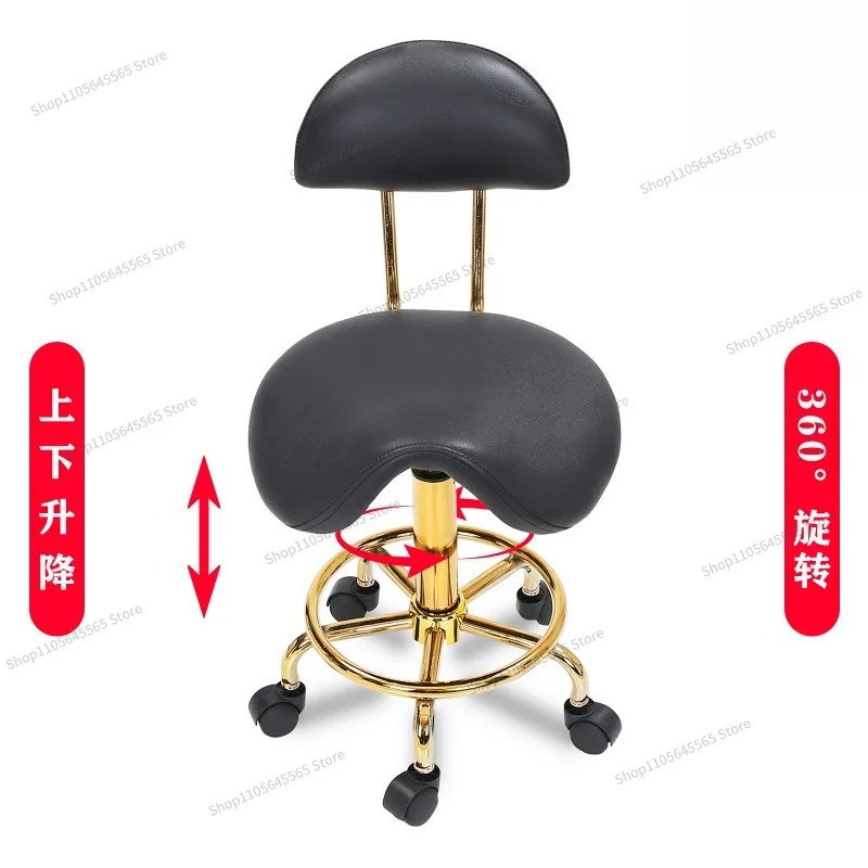 For hair salon stylist with backrest hair chair