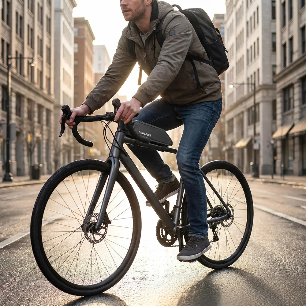 NEWBOLER 2,5L Fahrradrahmen-Vorderrohrtasche Fahrrad-Packtasche MTB Rennrad-Werkzeugtasche Fahrrad-Oberrohrtasche Fahrradzubehör – Detail 18