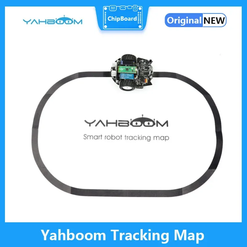 Yahboom infrared robot black and white line Tracking map,two-way line patrol track,Smart robot tracking map