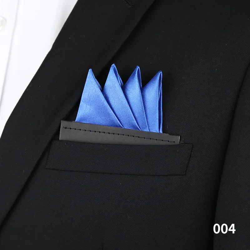 Lenço de Bolso Masculino Liso para Terno Formal de Negócios, Acessório para Casamento, Festa e Smoking de Noivo