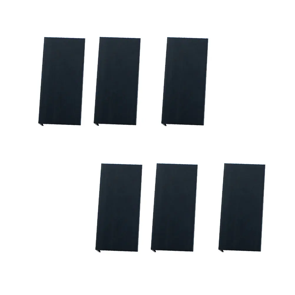 

6Pcs Hidden H Pull Door Knob Seal Drawer Kitchen Cabinet Knobs Invisible Modern Simple Aluminum Alloy Easy Install Durable