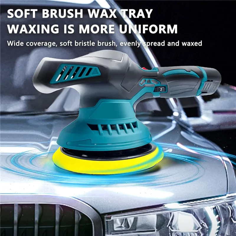 Polishing Machine For Car 12V Cordless Polisher 6 Gears 400W Automotive Electric Waxing Repairing Wireless Sander Polish