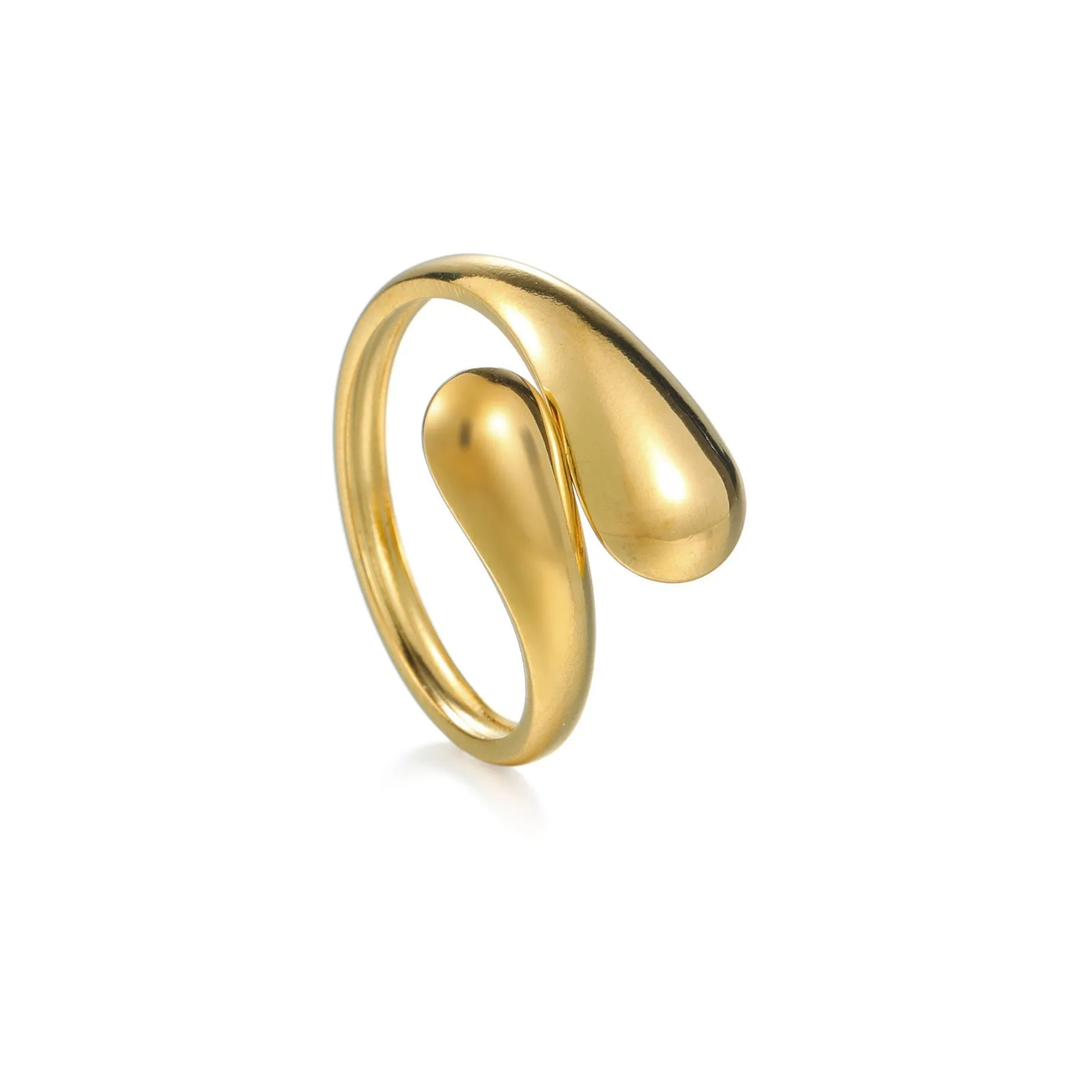 Women's 925 Sterling Silver Open Wide Irregular Ring