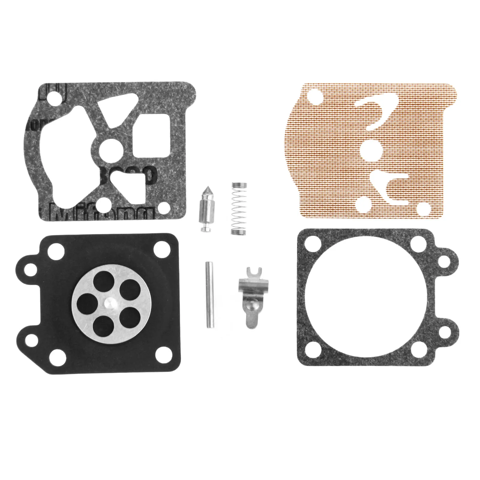 DRELD Chainsaw 5200 5800 Kit di riparazione della guarnizione del diaframma del carburatore con perno a vite per motosega 38/45/52/58 Carb Rebuild parti della motosega